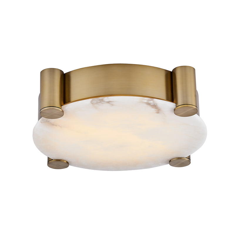 Kalco 528743WB LED Flush Mount, Winter Brass