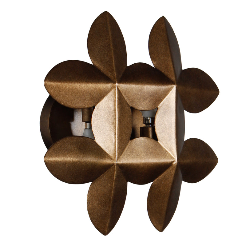 Kalco 529021PAB Two Light Wall Sconce, Pearlized Antique Brass
