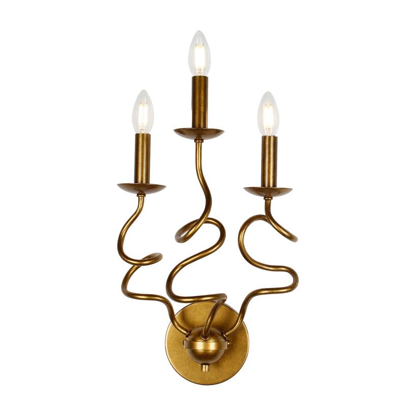 Kalco 529221ORB Three Light Wall Sconce, Oil Rubbed Bronze