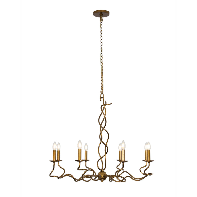 Kalco 529256ORB Eight Light Chandelier, Oil Rubbed Bronze