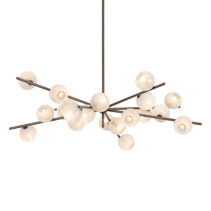 Troy Lighting F2860-BRL 20 Light Chandelier, Bronze Leaf