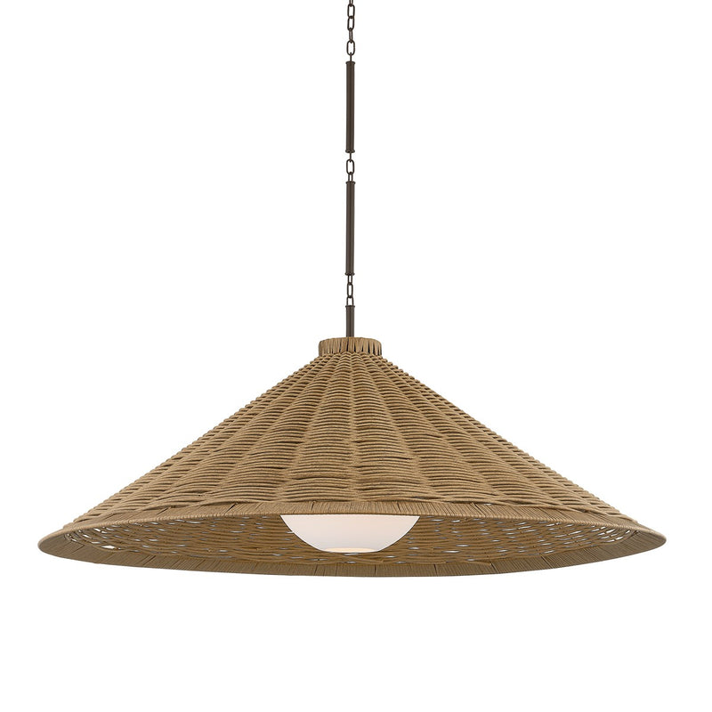 Troy Lighting F3344-BRZ One Light Pendant, Bronze