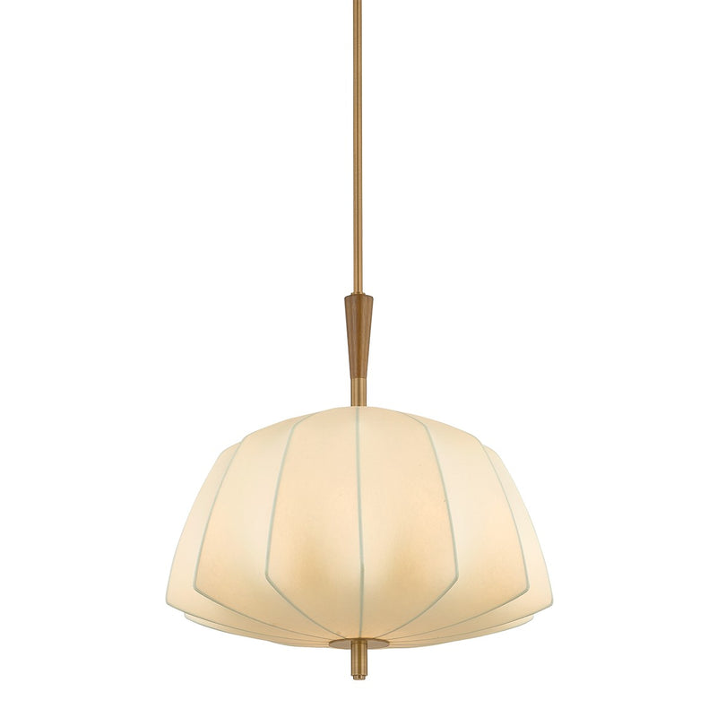 Troy Lighting F4320-PBR One Light Pendant, Patina Brass