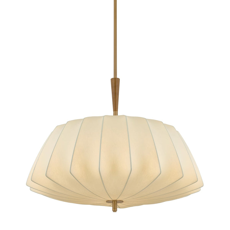Troy Lighting F4332-PBR One Light Pendant, Patina Brass