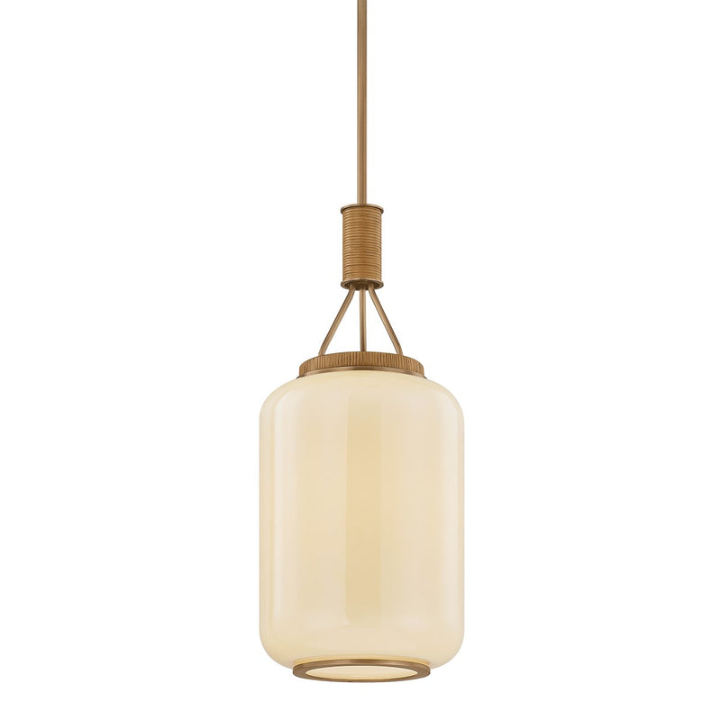 Troy Lighting F4810-PBR One Light Lantern, Patina Brass