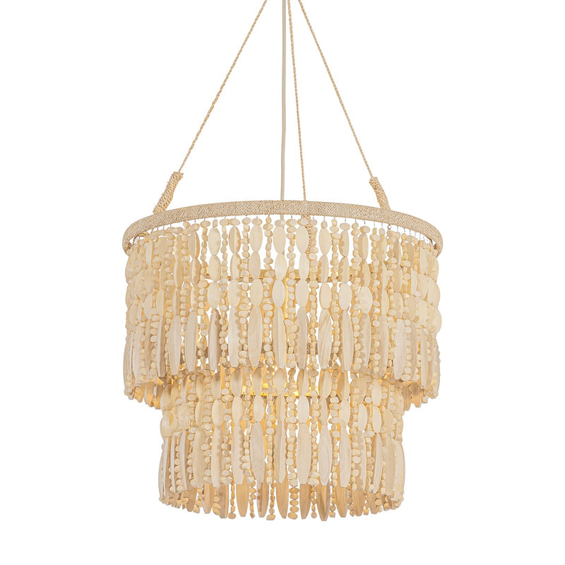 Troy Lighting F6722-VGL One Light Pendant, Vintage Gold Leaf