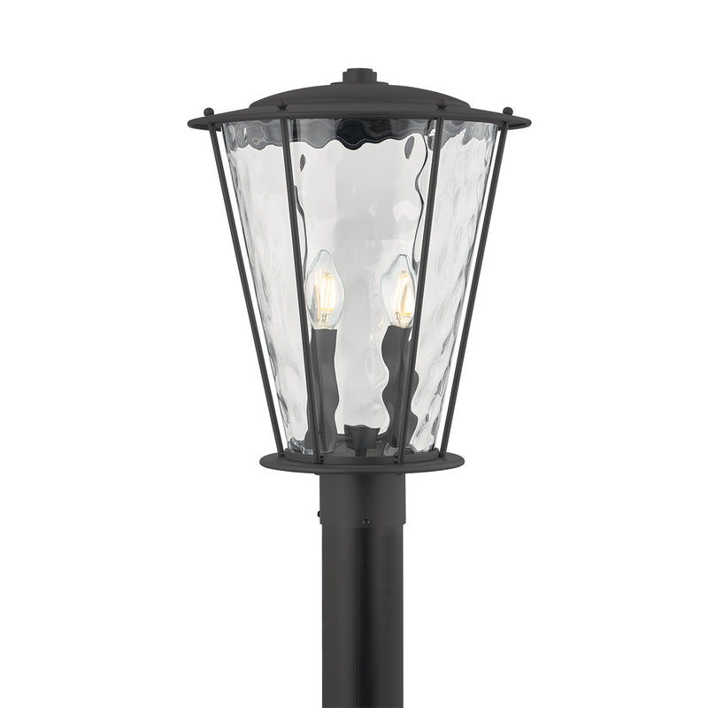 Troy Lighting P7115-TBK Two Light Post Mount, Texture Black