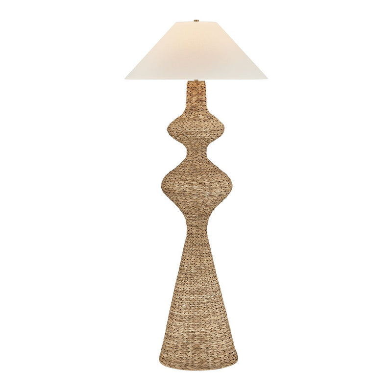 Troy Lighting PFL1768-PBR One Light Floor Lamp, Patina Brass