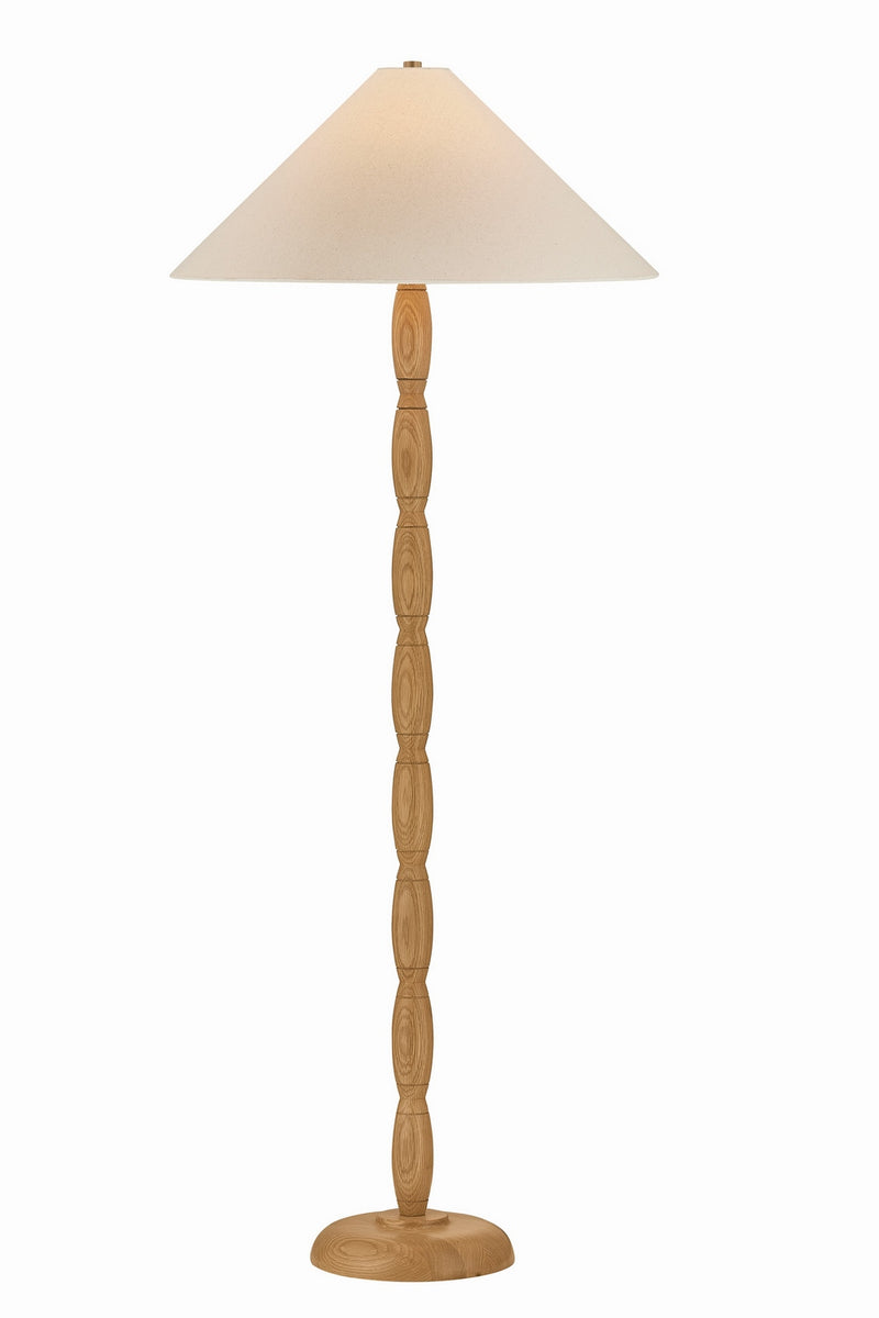 Troy Lighting PFL2064-PBR One Light Floor Lamp, Patina Brass
