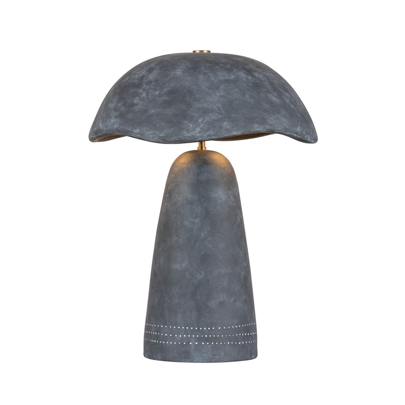 Troy Lighting PTL1222-PBR/CAA LED Table Lamp, Patina Brass