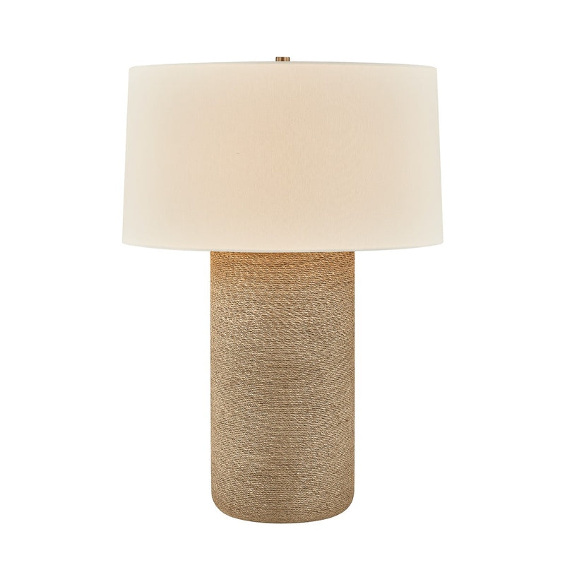 Troy Lighting PTL1931-PBR One Light Table Lamp, Patina Brass