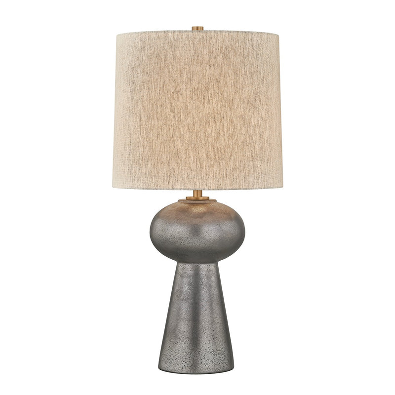 Troy Lighting PTL3028-PBR/CTZ One Light Table Lamp, Patina Brass