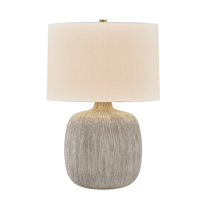 Troy Lighting PTL3124-PBR/CSE One Light Table Lamp, Patina Brass