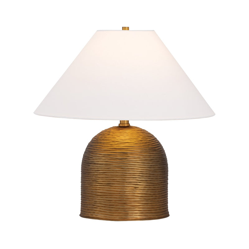 Troy Lighting PTL3520-PBR One Light Table Lamp, Patina Brass