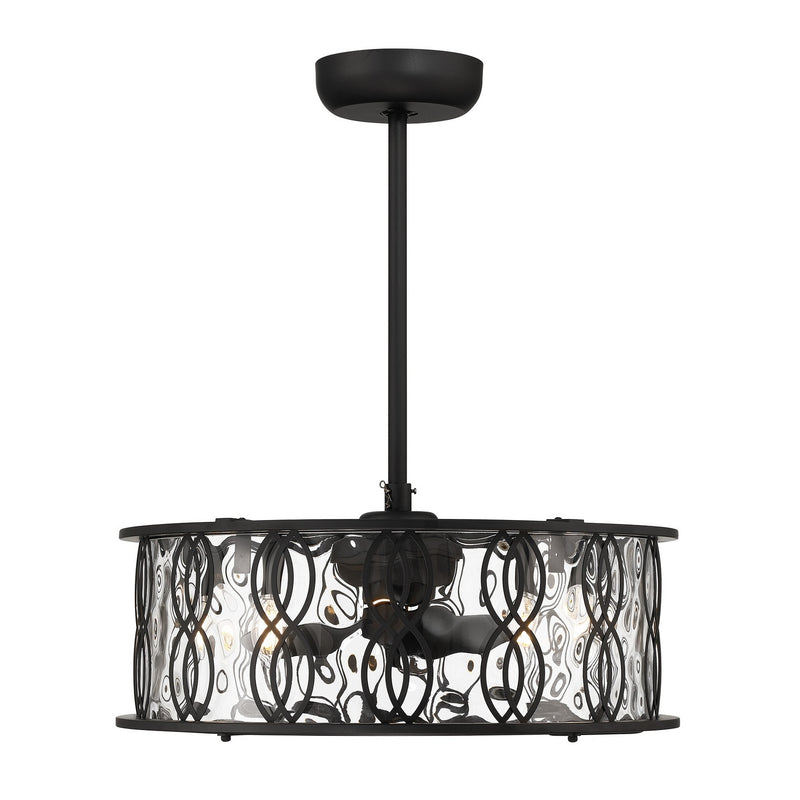 Savoy House 24-FD-2008-89 LED Fan D'Lier, Matte Black