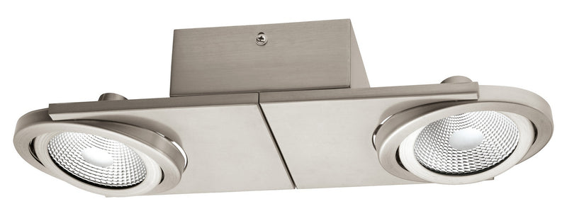 Eglo USA 200826A LED Fixed Track Light, Matte Nickel