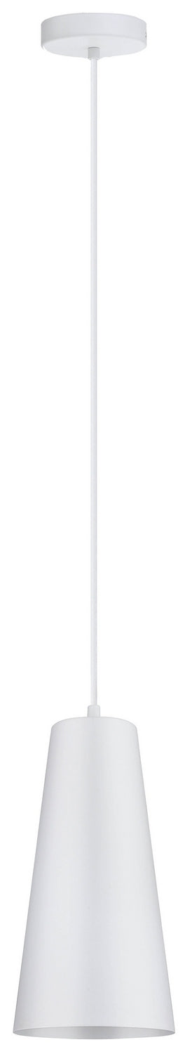 Eglo USA 201527A One Light Pendant, White