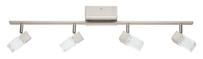 Eglo USA 203186A LED Fixed Track Light, Matte Nickel
