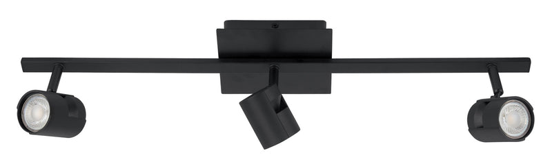 Eglo USA 203397A LED Fixed Track Light, Black