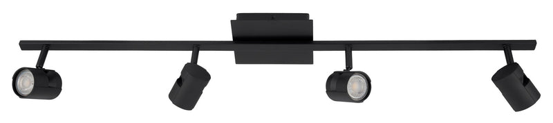 Eglo USA 203398A LED Fixed Track Light, Black