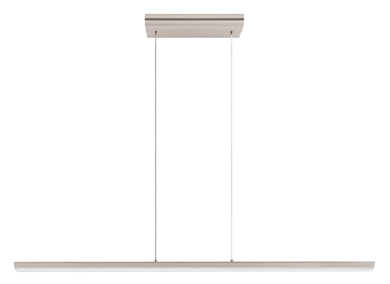 Eglo USA 204091A LED Pendant, Matte Nickel