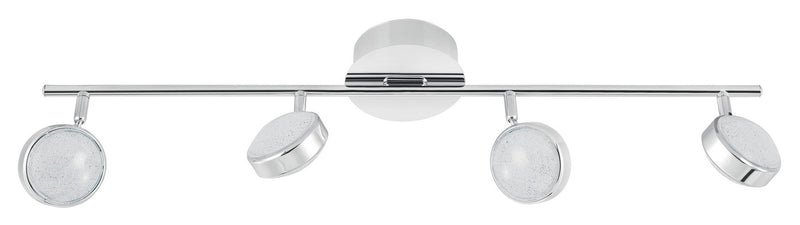 Eglo USA 204571A LED Fixed Track Light, Chrome