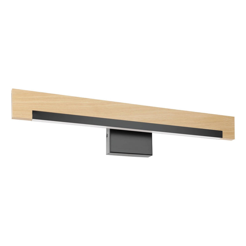 Eglo USA 205523A LED Bath/Vanity, Black & Wood