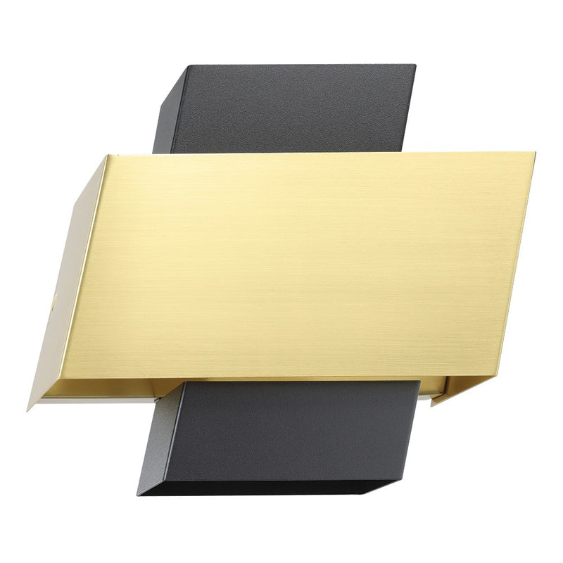 Eglo USA 205839A One Light Wall Sconce, Black & Brushed Brass