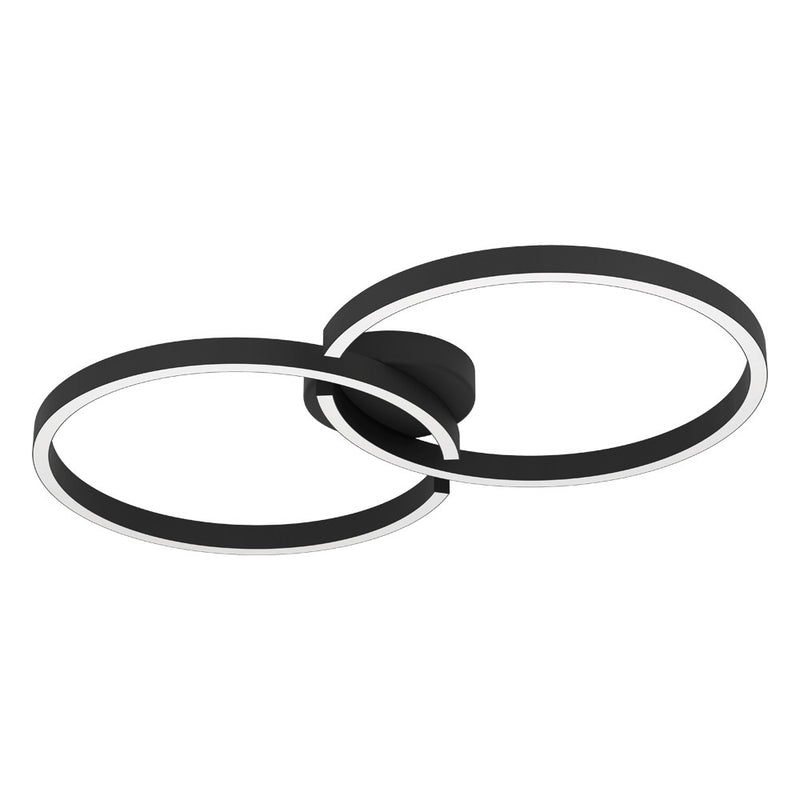 Eglo USA 206284A LED Ceiling Mount, Black