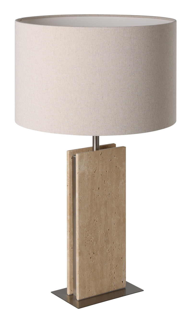 Eglo USA 206323A One Light Table Lamp, Traveltine