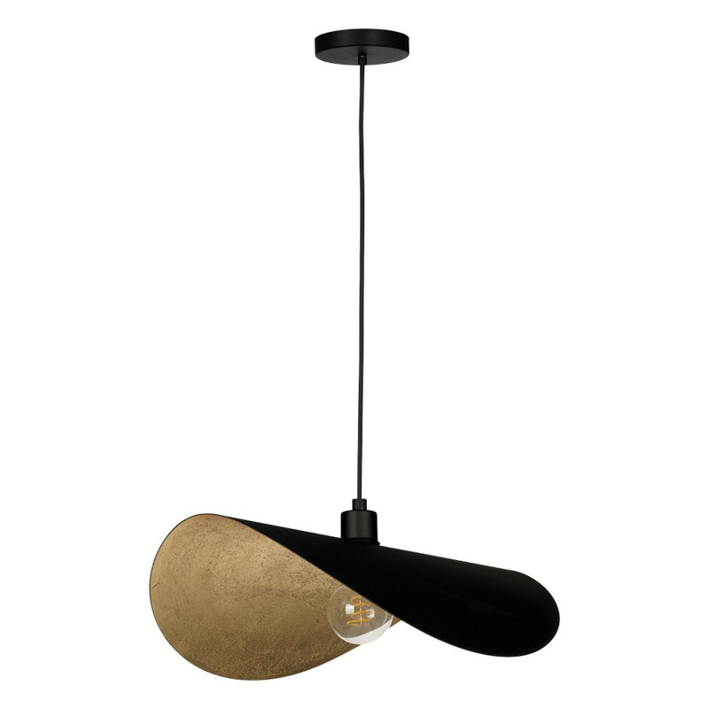 Eglo USA 206408A One Light Pendant, Black