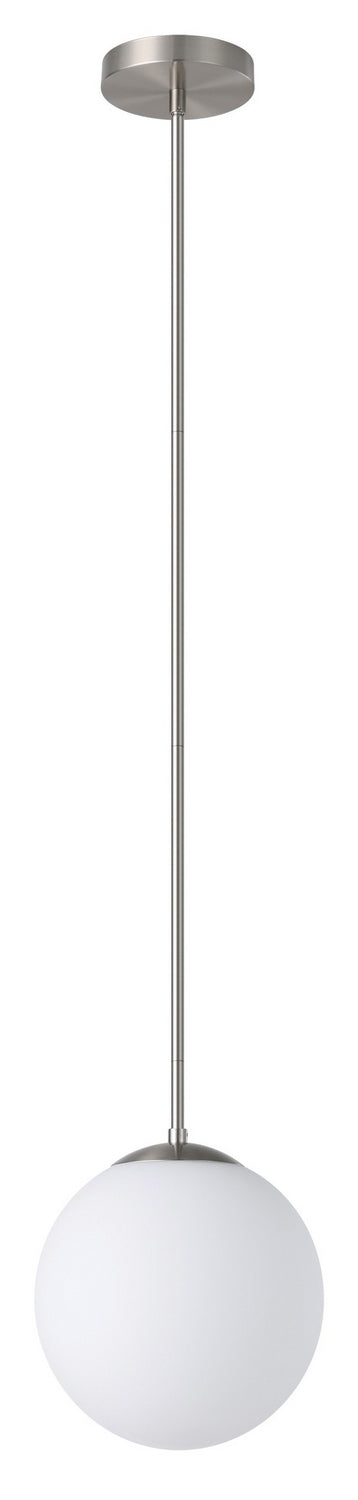 Eglo USA 206421A One Light Pendant, Matte Nickel
