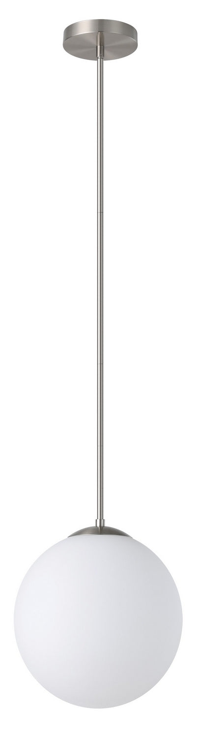 Eglo USA 206422A One Light Pendant, Matte Nickel