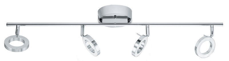 Eglo USA 31362A LED Fixed Track Light, Chrome