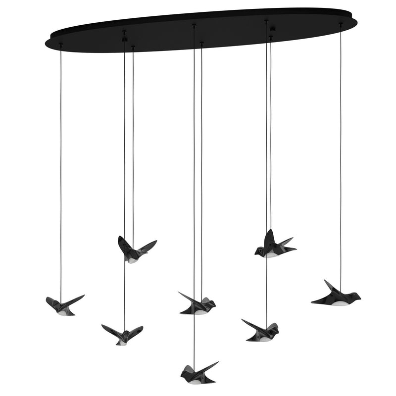 Eglo USA 390055A LED Pendant, Black