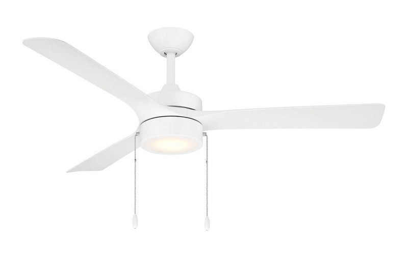 Progress Lighting P250122-28M-30 52" Ceiling Fan, Matte White