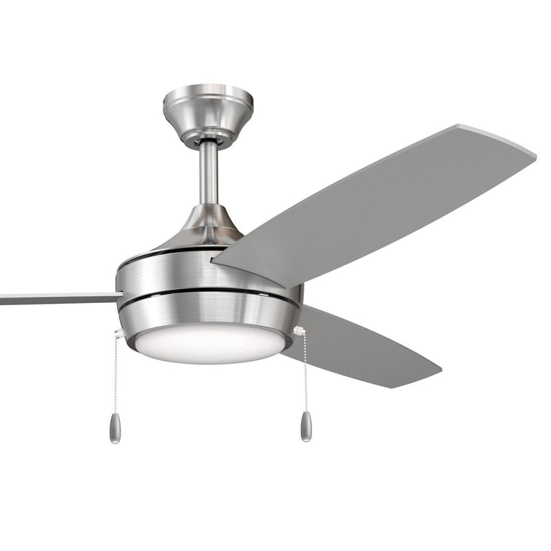 Progress Lighting P250124-009-30 52" Ceiling Fan, Brushed Nickel