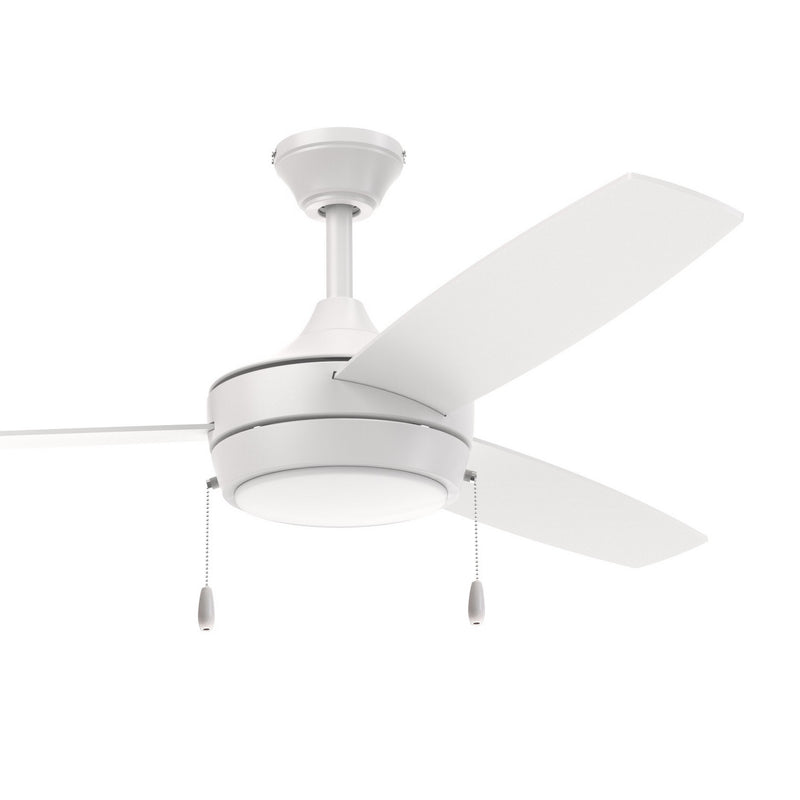 Progress Lighting P250124-28M-30 52" Ceiling Fan, Matte White