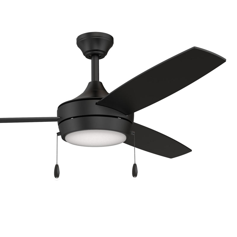 Progress Lighting P250124-31M-30 52" Ceiling Fan, Matte Black