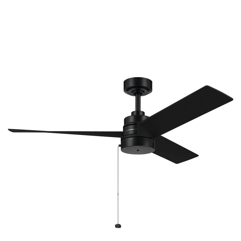 Kichler 300375BK 52" Ceiling Fan, Black