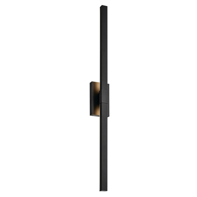 Kichler 59149BKTLED LED Outdoor Wall Mount, Textured Black