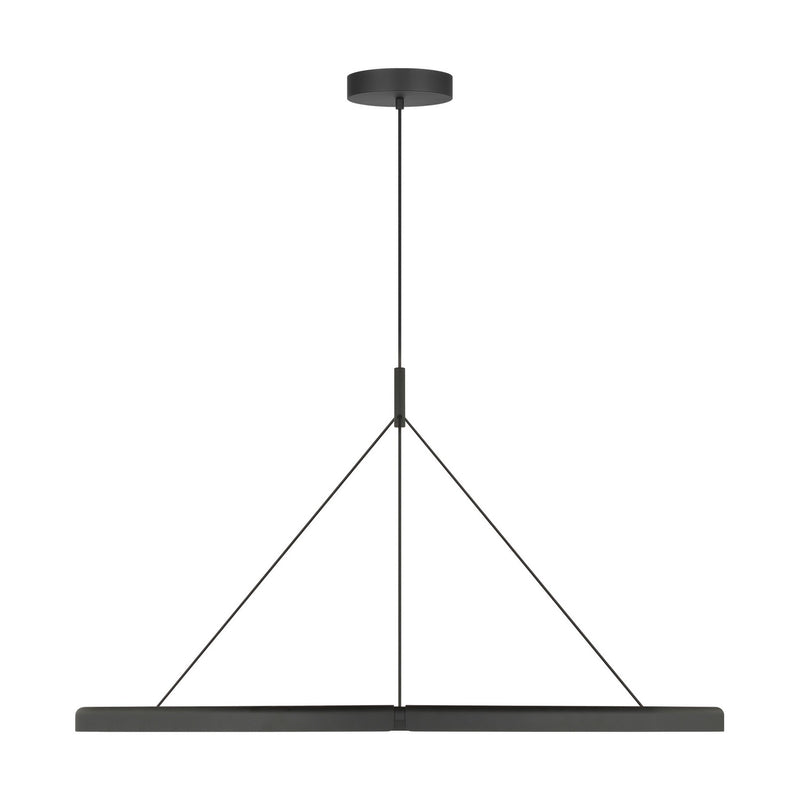 Visual Comfort Modern PBCH80527B LED Chandelier, Nightshade Black