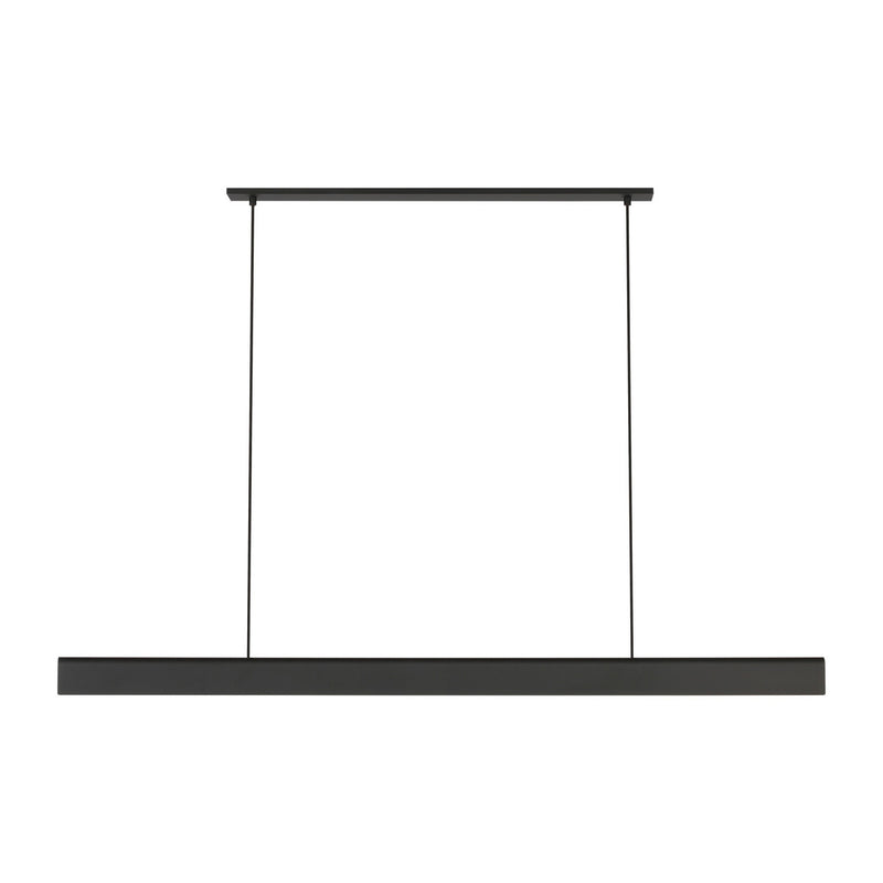 Visual Comfort Modern PBLS79927B LED Linear Chandelier, Nightshade Black