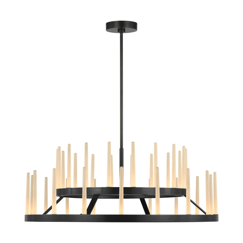 Visual Comfort Modern SLCH81022BZEG LED Chandelier, Bronze