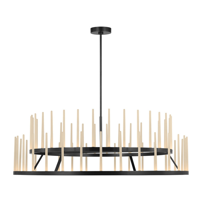Visual Comfort Modern SLCH81222BZEG LED Chandelier, Bronze