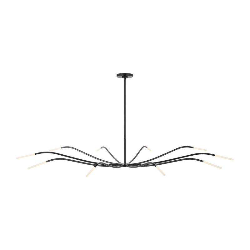 Visual Comfort Modern SLCH81627BZEG LED Chandelier, Bronze