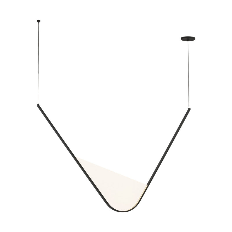 Visual Comfort Modern SLCH835SCTB LED Chandelier, Nightshade Black