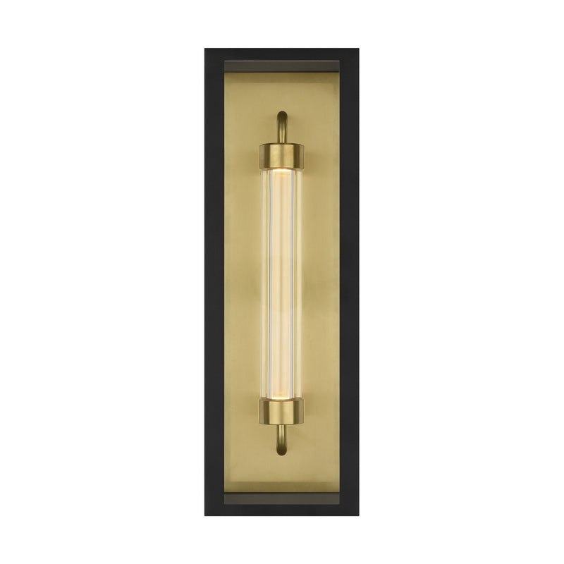 Visual Comfort Modern SLOWS85227OBCG LED Outdoor Wall Mount, Outdoor Black