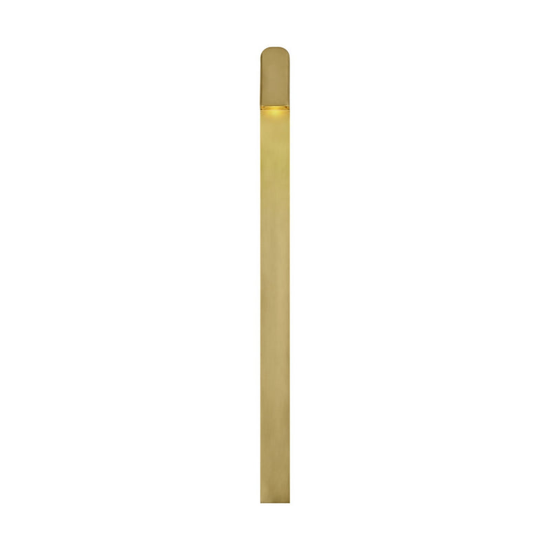 Visual Comfort Modern SLOWS85527HAB LED Outdoor Wall Mount, Hand-Rubbed Antique Brass