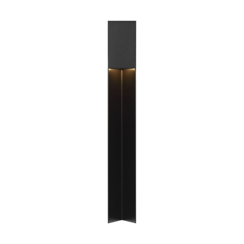 Visual Comfort Modern SLOWS85627OB LED Outdoor Wall Mount, Outdoor Black
